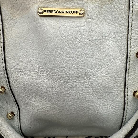 Rebecca Minkoff Small Cupid Mint Green Satchel/Crossbody Bag with Dust Bag - Picture 4 of 14
